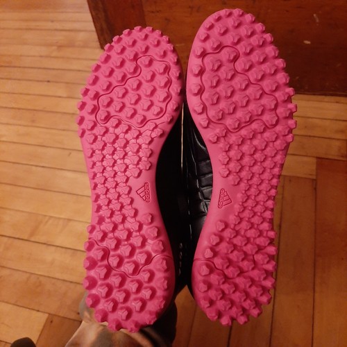 Adidas Jugend Größe 6 Jr Copa Pure.4 Hallenschuhe schwarz Shock Pink Fußballrasen - Bild 9 von 11