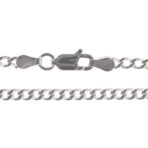 PULSERA DE CADENA DE PLATA ESTERLINA 925 DAMAS - 7,5 pulgadas - VARIOS ESTILOS DISPONIBLES - Imagen 24 de 46