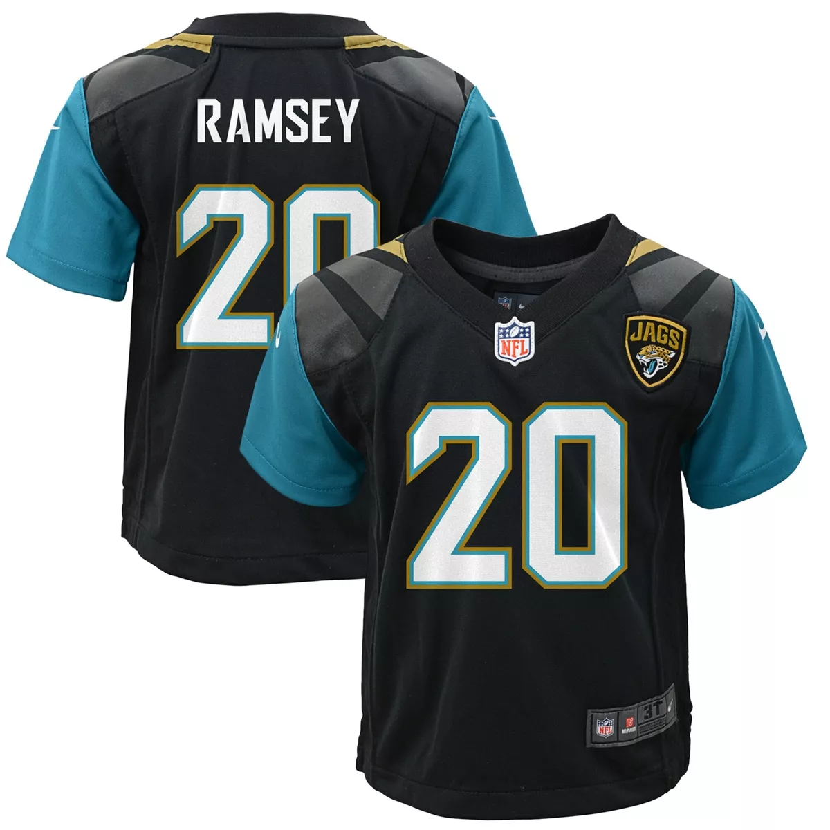 Men's Nike Jalen Ramsey Black Jacksonville Jaguars Game Jersey