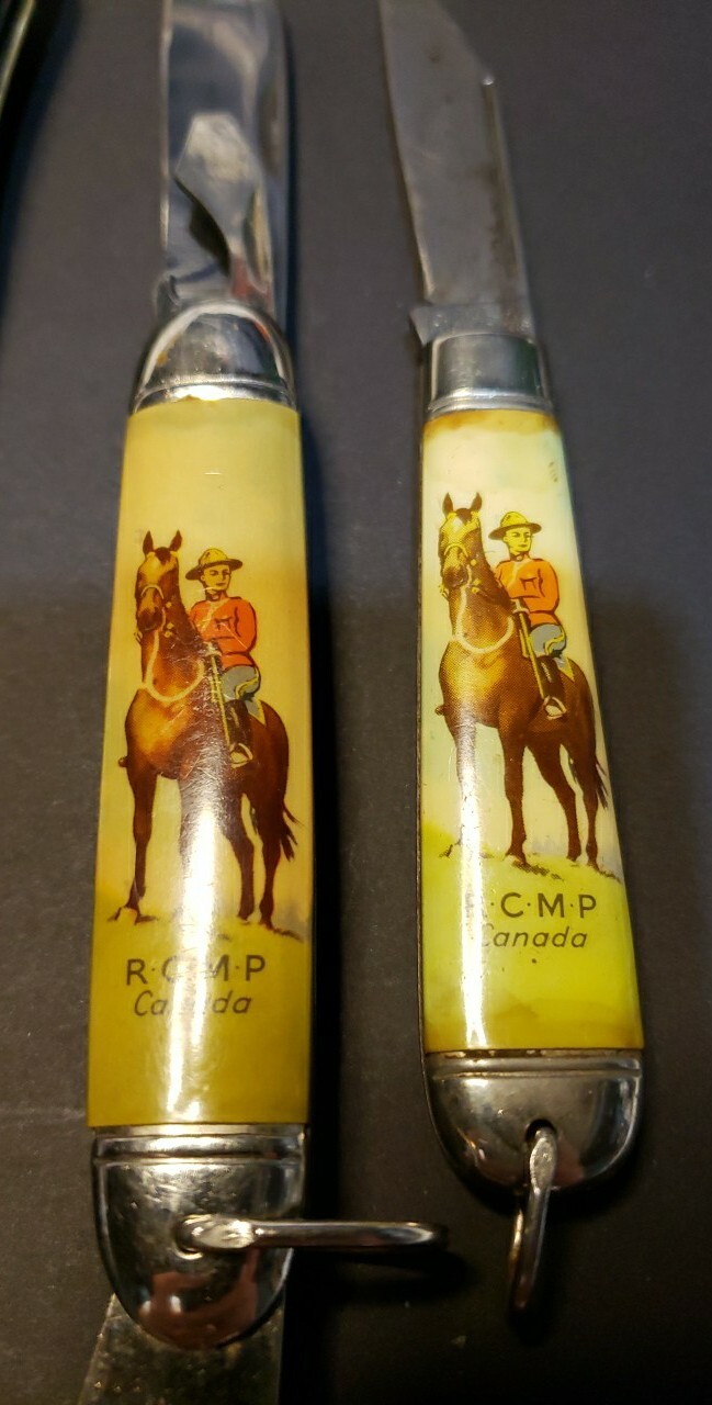 Vintage Sheffield England R.C.M.P. Canada Knives 4 Knife Lot. eBay