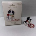 Hallmark Keepsake Puppy Love Ornament 2008 18th in Series Shih Tzu With Cookies