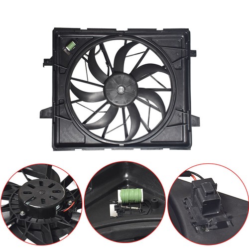 For Dodge Durango Jeep Grand Cherokee CH3115170 Radiator And A/C Condenser Fan - Bild 3 von 9