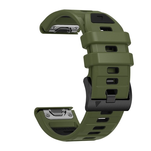 SALE For Garmin Fenix 8 Two Tone Quick Release Silicone Strap Garmin 22/26mm - Picture 15 of 28