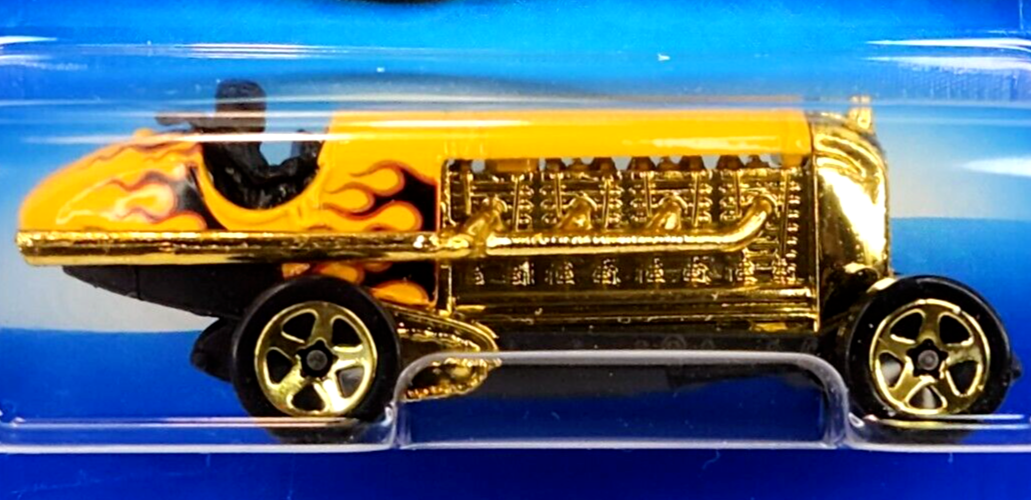 2006 1:64 Hot Wheels Torpedo Jones Light Orange w/Gold Trim #162