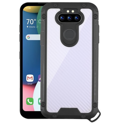 For LG K31 Phoenix5 Risio4 Aristo Clear Hybrid Rubber Shock Bumper Case Cover - Picture 2 of 15