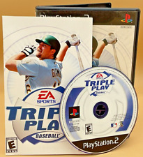 SONY Playstation 2 PS2 Triple Play Baseball 2001 TESTED COMPLETE Fast Free Ship!