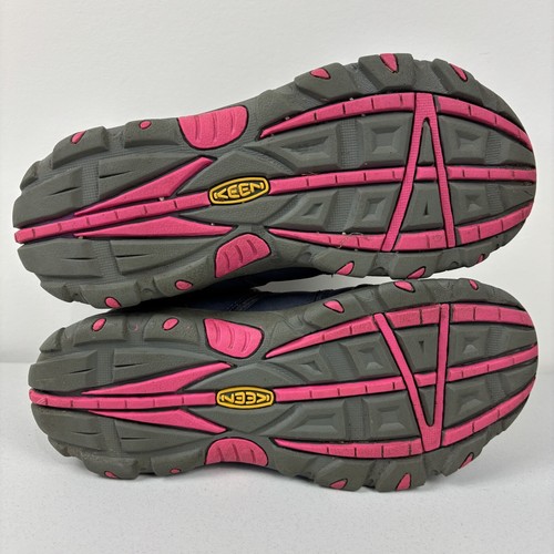 Keen Oakridge Mid Waterproof Grey/Pink Hiking Boot Size US 3, UK 2 Youth - Picture 7 of 9