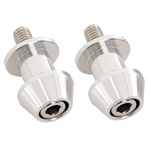 Silver M6 Swingarm Spools Sliders Stand Screw For YAMAHA YZF YZFR6 YZFR6S - Picture 8 of 10