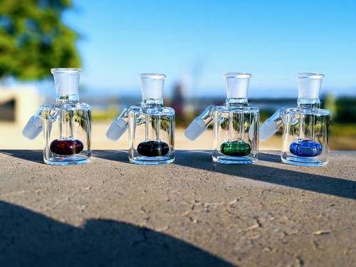 High Quality 14mm 45° Lil Sweety Emerald Ash Catcher For Tobacco Water Pipe Bong - 第 5/5 張圖片