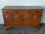 ethan allen early american buffet sideboard credenza - solid maple and birch