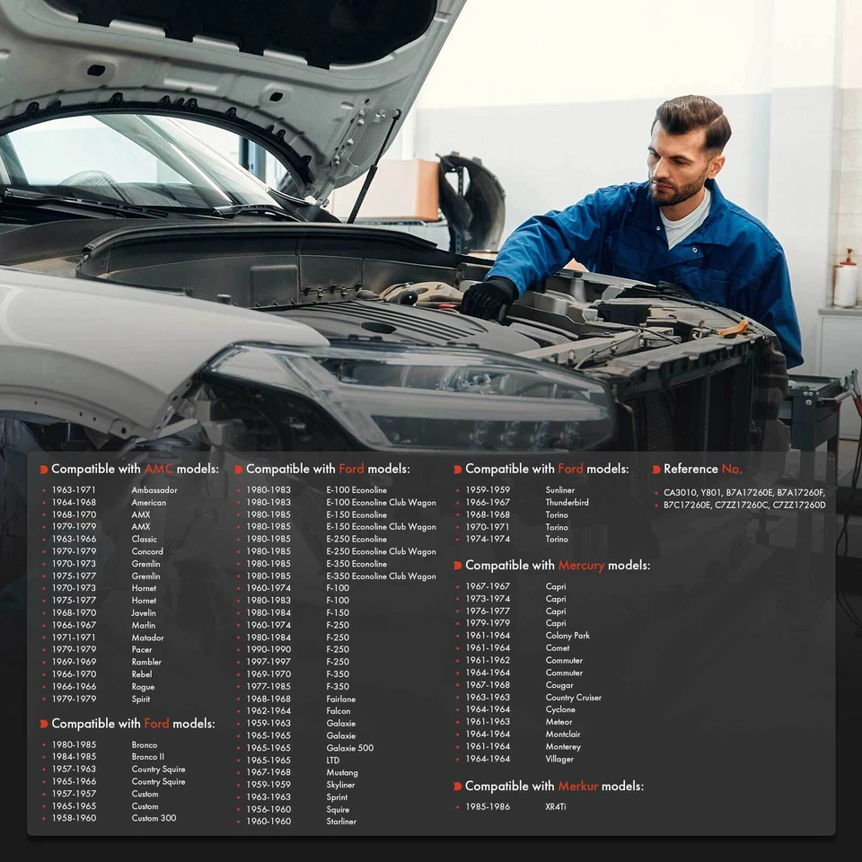 Cable velocímetro 83 pulgadas para Ford F-100 1960-1974 1980-1983 F-150 F-250 F-350 Foto 2 de 4