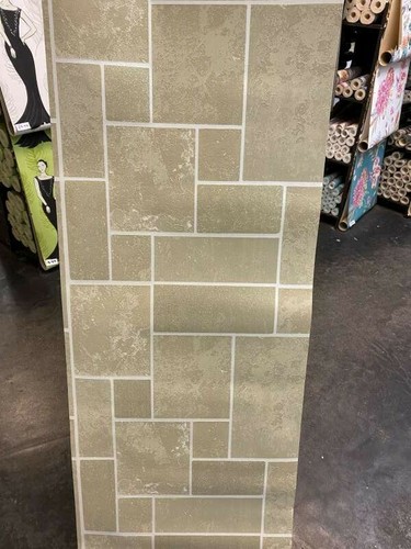 AS creation 34779-1 tiles marble grey / beige wallpaper washable - Picture 6 of 8