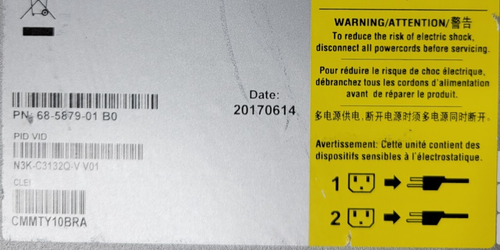 Cisco Nexus 313Q-V 32 Port QSFP10/40 Gbps N3K-C3132Q-V - Picture 8 of 8