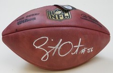 Shawne Merriman Signed Official NFL Football BAS Beckett COA Game Ball Autograph
