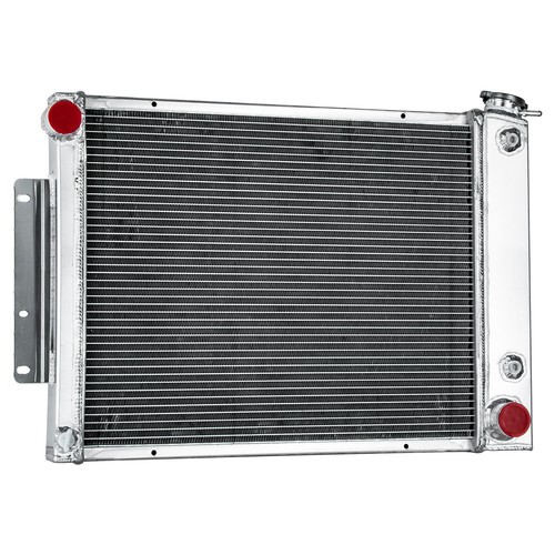 Radiador de aluminio de 4 filas para Chevy Camaro Firebird Pontiac 1967 68 1969 núcleo de 21" - Imagen 4 de 12