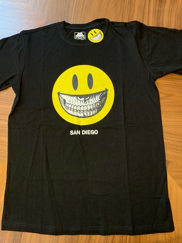 PoPaganda Ron English Smiley Big Grin T-Shirt X-Small ** NEU ** - Bild 1 von 8