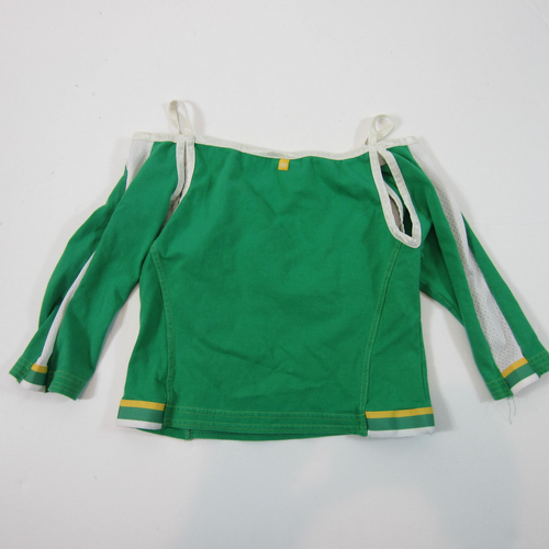 vintage women's south pole cropped cold shoulder long sleeve large - Picture 2 of 7