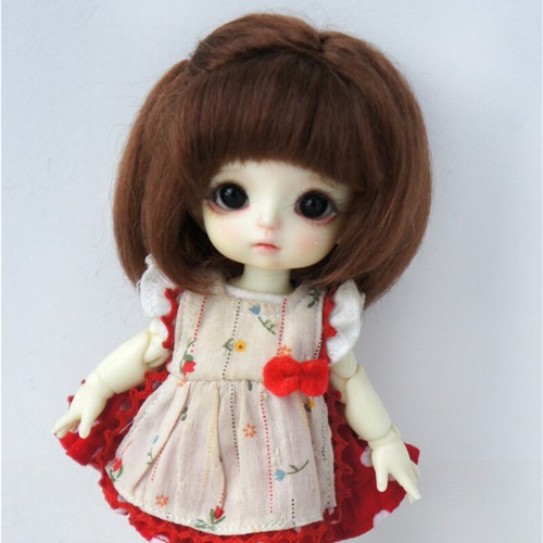 Per 1/4 1/6 1/8 BJD SD YOSD Ob11 bambola lati BJD parrucca mohair capelli - Foto 11 di 11