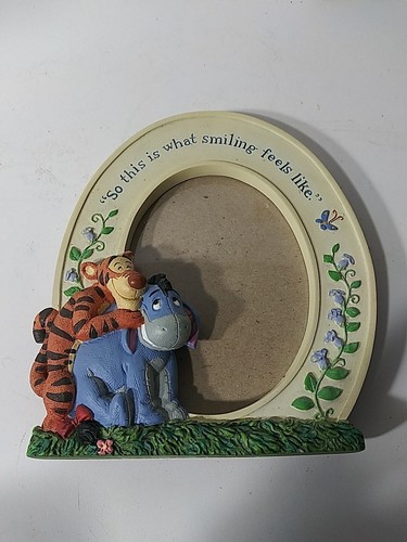 Tigger & Eeyore Disney Picture Frame So This Is What Smiling Feels Like Preowned