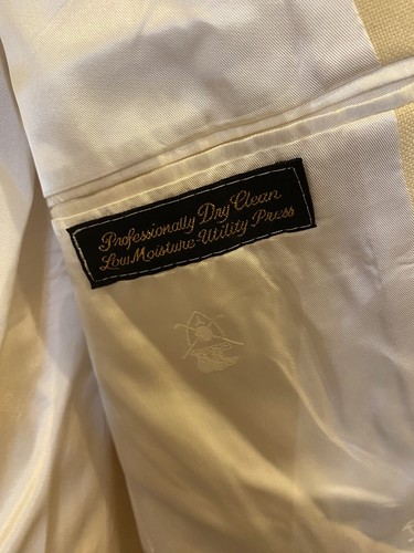 1970’s GOLDEN BEAR YELLOW DOUBLE KNIT JACK NICKLAUS HART SCHAFFNER MARX BLAZER - Picture 6 of 14