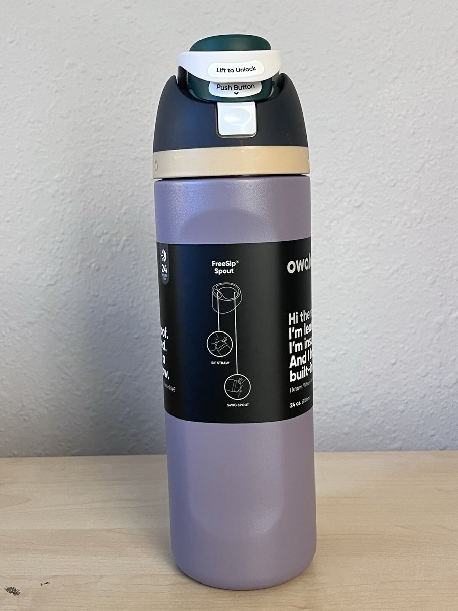 Owala FreeSip Stainless Steel Water Bottle 24oz Color Due North