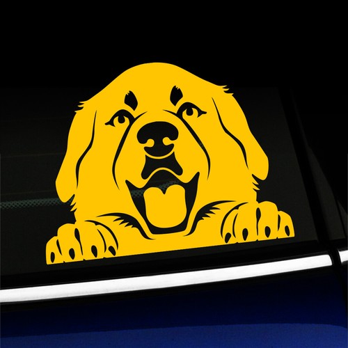 Peeking Great Pyrenees - Pyrenean Mountain Dog Decal - You choose the color - Bild 8 von 26