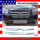 Chrome Front Grill 2 pcs STAINLESS STEEL For HYUNDAI SANTA FE 2007 to 2010