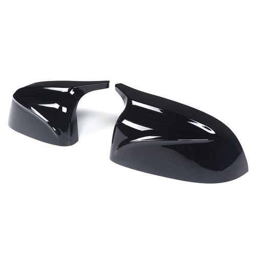 Gloss Black M-Style Wing Mirror Cover Caps for BMW X3 G01 X4 G02 30i M40i xDrive - Picture 7 of 12
