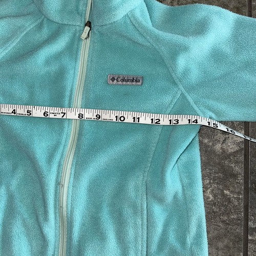 Columbia Fleecejacke türkis Mädchen Gr. S - Bild 10 von 12