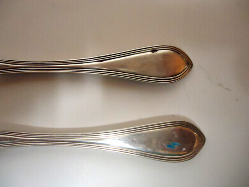1909 Alvin Lexington pattern silverplate pair of salad forks code ALSEX - Picture 6 of 7