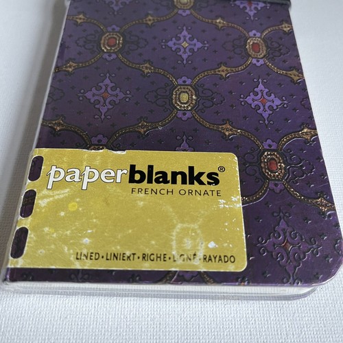 New Paperblanks Sealed French Ornate Violet Slim Hardcover Journal Lined Rare - Picture 3 of 20