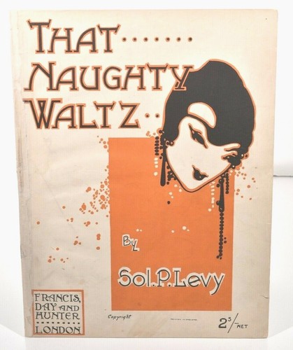 That Naughty Waltz-1920 Noten-Flapper Frau-Sol P. Levy - Bild 2 von 6