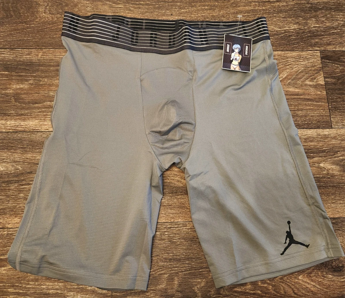 NWOT Nike Air Jordan Dri-Fit Jumpman Compression Shorts Gray Size 2XL  AT3138-099