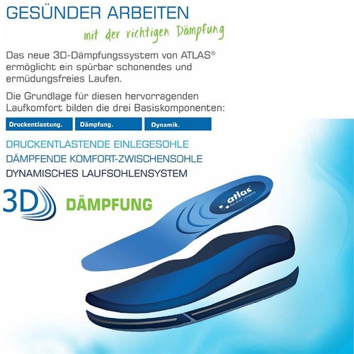 Atlas Sicherheitsschuhe Anatomic Bau 845 XP S3 Arbeitsschuhe Arbeitsstiefel - Bild 3 von 19