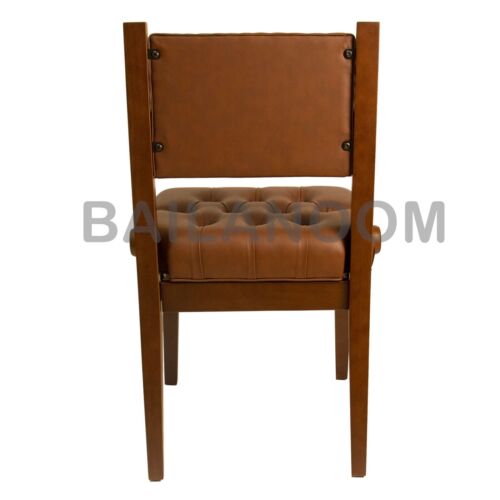 Adjustable Piano Chair Bench with Back Support,Brown Piano Stool Music Bench - Picture 4 of 6