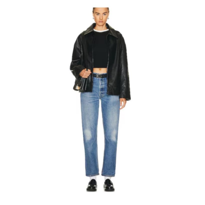Re/Done Levi's Indigo Ass Rip 70s Straight Leg Jeans Size 26 | eBay
