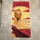 Vintage Disney Towel Lion King Orange 90s Walt Disney Simba Bath Beach