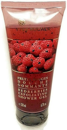 Yves Rocher REDBERRIES EXFOLIATING SHOWER GEL w Kiwi Seed 6.7 fl oz DISCONTINUED - Picture 6 of 12