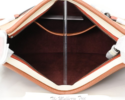 Bandolera COACH EMERY Colorblock Bronceado Firma Lona Cuero de Tiza 686 Nueva con Etiquetas $395 - Imagen 7 de 19