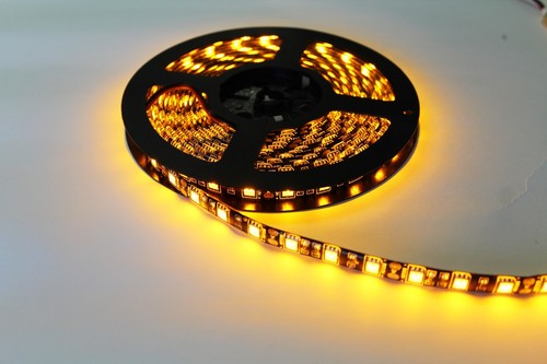 Black PCB 16.4ft 5M 5050 SMD 300 Waterproof LED Flexible Strip Lights Lamp 12V - Picture 14 of 17