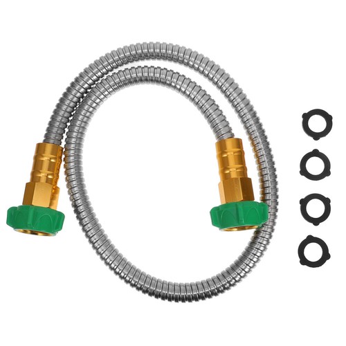 Stainless Steel Water Pipe Soaker Hose for Garden Sprinkler with Connectors - Picture 3 of 12