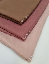 Premium Quality Soft COTTON SILK Maxi Hijab Scarves Headscarf Shawl Wrap Scarf