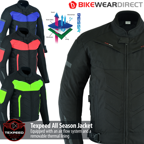 Waterproof Short Motorbike Jacket CE Armour Protect Thermal Motorcycle Biker
