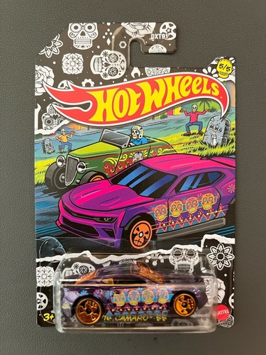 Hot Wheels Dia De Los Muertos Halloween Complete Set of 5 Cars 2021 NEW RARE - Picture 6 of 6