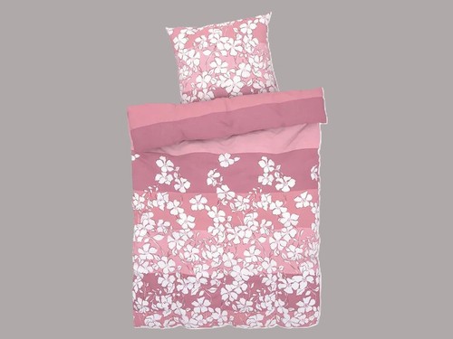 Neu OHV Mako Satin Bettwäsche, Wolfgang Joop, 155x220 2-teilig Pink-Rosa-Weiß - Bild 4 von 5