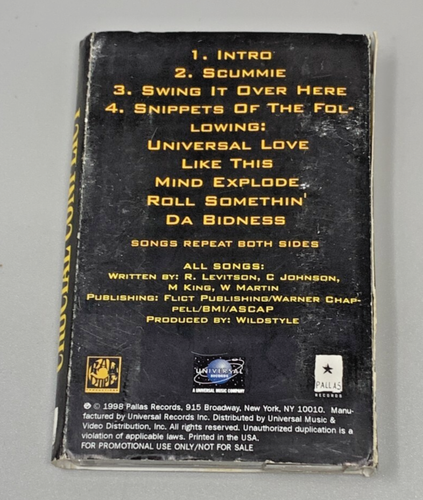 Crucial Conflict Cassette Promo 1998 Pallas Records Universal U4P-1286 - Bild 2 von 6