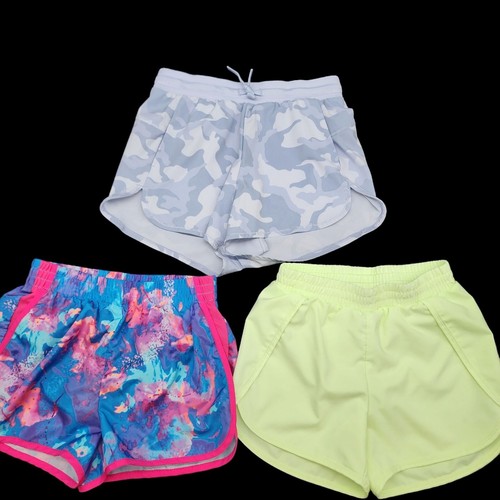 3 Paar Mädchen Champion & 2 All In Motion Sommer Shorts Mädchen Größe M (7/8) - Bild 1 von 5