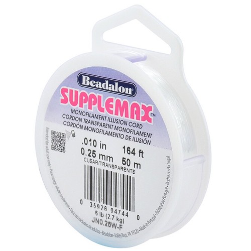 Beadalon Supplemax Clear Monofilament Illusion Cord (Various Thickness ) - Picture 2 of 16