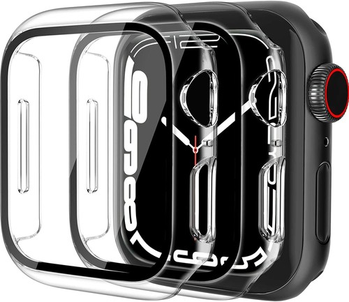 Case For Apple Watch Series 7/6/5/4/3/SE 360 FULL SCREEN PROTECTOR Glass - Picture 7 of 13