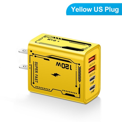 120W Fast Charging USB Type C Wall Charger For iPhone 16 Pro Max 16e 15 14 13 12 - Picture 13 of 16
